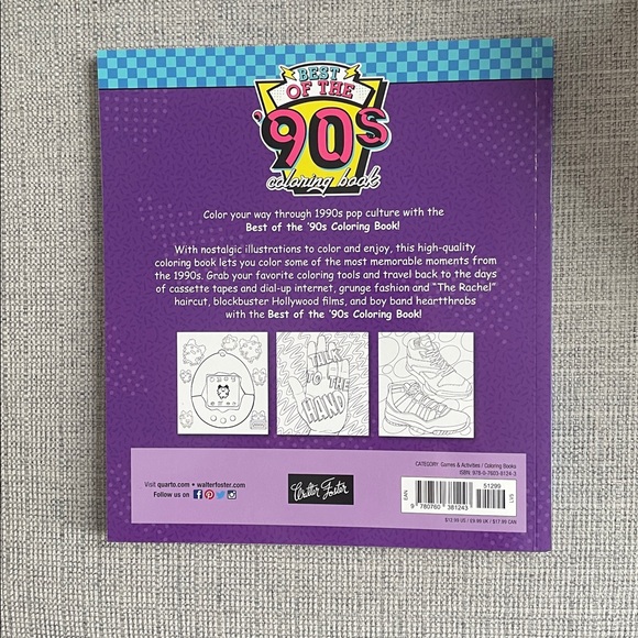 New Best of the 90s Coloring Book - Picture 2 of 4